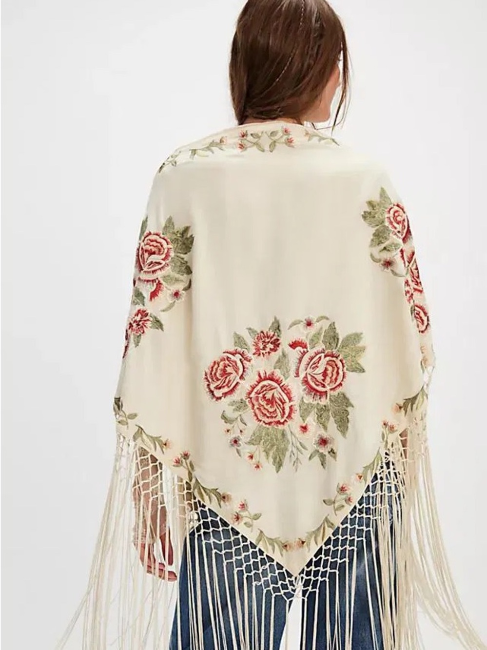 Free People Promise Me Forever Piano Shawl MSRP $128 NWT